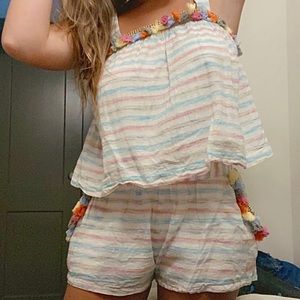 Entourage Striped Tassel Matching Set